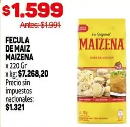 Makro La original fecula de maiz maizena oferta