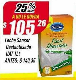Supermercados Comodin Leche Sancor Deslactosada Uat oferta