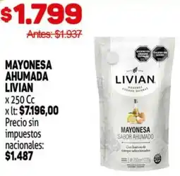 Makro Livian mayonesa ahumada oferta