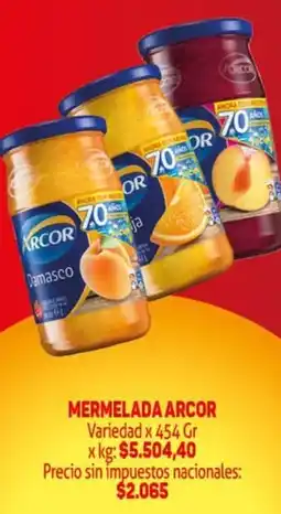 Makro Arcor mermelada arcor variedad oferta