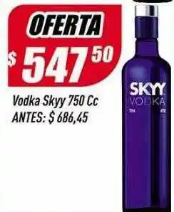 Supermercados Comodin Vodka Skyy oferta