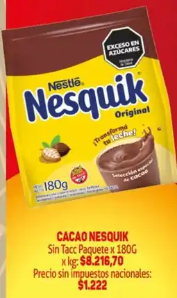 Makro Nestlé cacao nesquik oferta