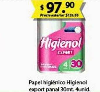 Supermercados Damesco Papel Higiénico Higienol Export Panal oferta