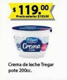 Supermercados Damesco Crema De Leche Tregar oferta