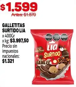 Makro Lia galletitas surtido oferta