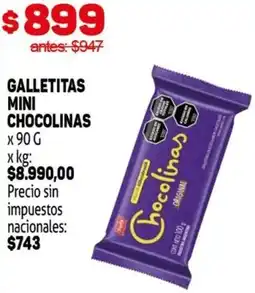 Makro Chocolinas galletitas mini oferta