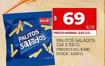 Supermercados DIA Palitos Salados Dia oferta