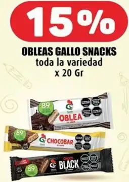 Makro Obleas gallo snacks toda la variedad oferta
