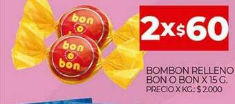 Supermercados DIA Bombon Relleno Bon O Bon oferta