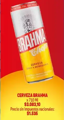 Makro Brahma cerveza oferta