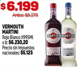 Makro Martini vermouth rojo bianco oferta