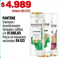 Makro Pantene shampoo/ acondicionador variedad oferta