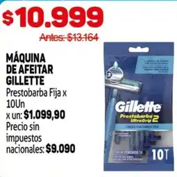 Makro Gillette máquina de afeitar prestobarba fija oferta