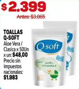 Makro Q-soft toallas aloe vera / clasica oferta