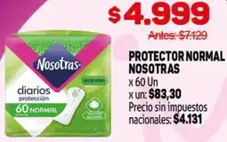 Makro Nosotras protector normal oferta