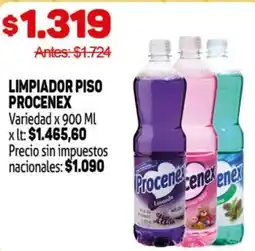 Makro Limpiador piso procenex variedad oferta