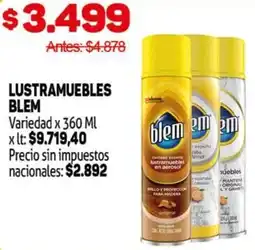 Makro Blem lustramuebles variedad oferta