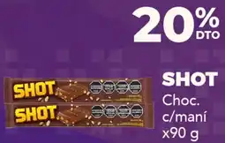 Nini Mayorista Shot choc. c/maní oferta