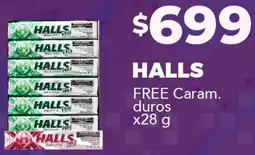 Nini Mayorista Halls free caram. duros oferta