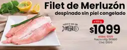 Coto Filet de merluzón despinado sin piel congelado oferta