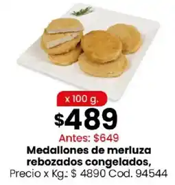 Coto Medallones de merluza rebozados congelados oferta