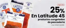 Coto En latitude 45 productos congelados de pescadería oferta