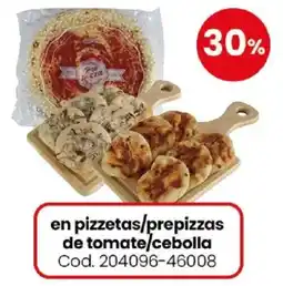 Coto En pizzetas/prepizzas de tomate/cebolla oferta