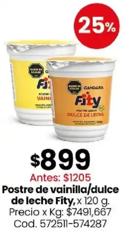 Coto Fity postre de vainilla/dulce de leche oferta