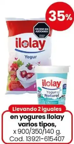 Coto Ilolay en yogures varios tipos oferta