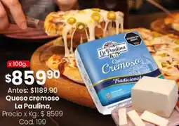 Coto La paulina queso cremoso oferta