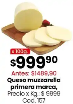 Coto Queso muzzarella primera marca oferta