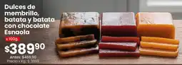 Coto Dulces de membrillo, batata y batata con chocolate esnaola oferta