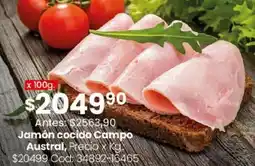 Coto Austral jamón cocido campo oferta