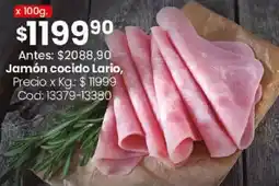 Coto Lario jamón cocido oferta