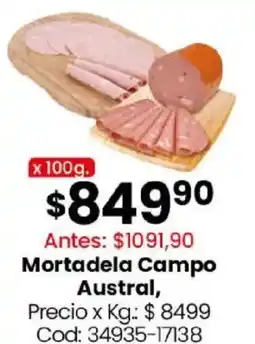 Coto Campo austral mortadela oferta