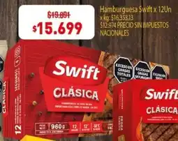 Makro Swift hamburguesa oferta