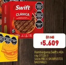 Makro Swift hamburguesa oferta