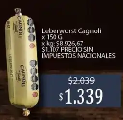 Makro Cagnoli leberwurst oferta