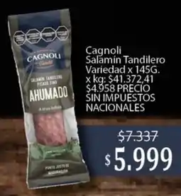 Makro Cagnoli salamin tandilero variedad oferta