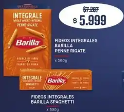 Makro Barilla spaghetti fideos integrales oferta