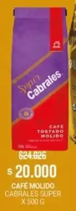 Makro Super cabrales cafe molido oferta