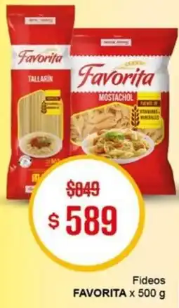 Makro Favorita fideos oferta