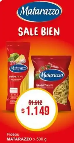 Makro Matarazzo fideos oferta