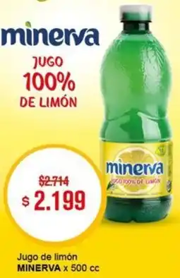 Makro Minerva jugo de limón oferta