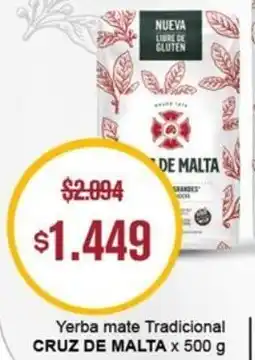 Makro Cruz de malta yerba mate tradicional oferta