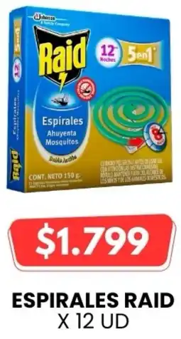 Autoservicio Capo Raid espirales oferta