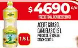 Supermercados DIA Cañuelas aceite girasol oferta