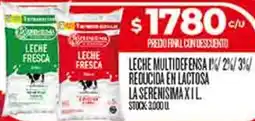 Supermercados DIA La serenisima leche multidefensa 1% 2%/3%/ reducida en lactosa oferta