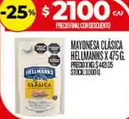 Supermercados DIA Hellmann's mayonesa clásica oferta