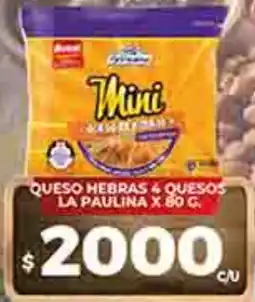 Supermercados DIA La paulina queso hebras oferta